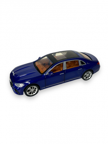 Macheta Mercedes-Benz E Class Sport, Sunete de Motor si Lumini, Functii de Deschidere Usi si Pull-Back, Albastru, 15 cm [5]