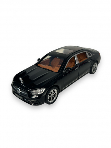 Macheta Mercedes-Benz E Class Sport, Sunete de Motor si Lumini, Functii de Deschidere Usi si Pull-Back, Negru, 15 cm [0]