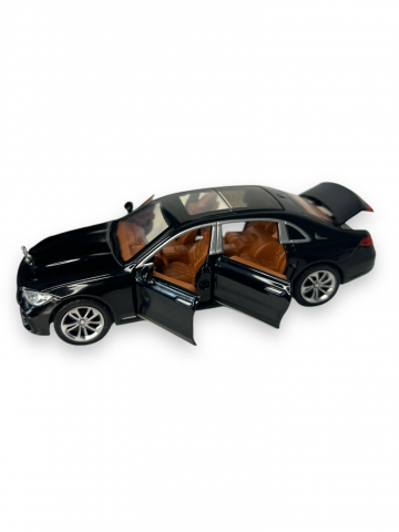 Macheta Mercedes-Benz E Class Sport, Sunete de Motor si Lumini, Functii de Deschidere Usi si Pull-Back, Negru, 15 cm [1]