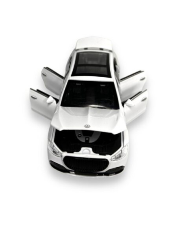 Macheta Mercedes-Maybach, Metal, Sunete de Motor si Lumini, Functii de Deschidere Usi si Pull-Back,15 cm, Alb [4]