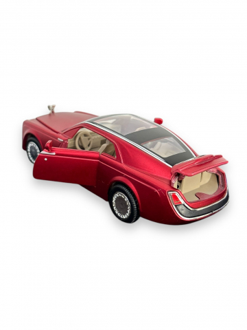 Macheta Rolls Royce Phantom, Metal, Sunete de Motor si Lumini, Functii de Deschidere Usi si Pull-Back, 15 cm - Rosu [6]