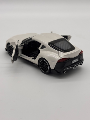 Macheta Toyota Supra, Metal, Sunete de Motor si Lumini, Functii de Deschidere Usi si Pull-Back, 15 cm [9]