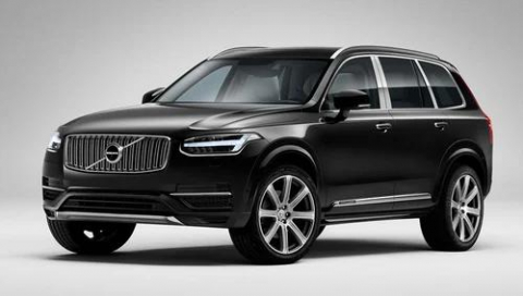 Automachete - Macheta Volvo XC90, din Metal, cu Lumini si Sunete realistice de Motor si Alarma, cu Functie Pull-Back, cu Functie de Deschidere a Usilor - Negru
