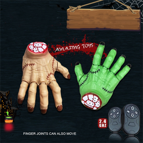 Mână Wednesday Addams cu Telecomandă  –  Se Deplasează cu Control de la Distanță, Sunete, Lumini și Mișcare, 20x13 cm [2]