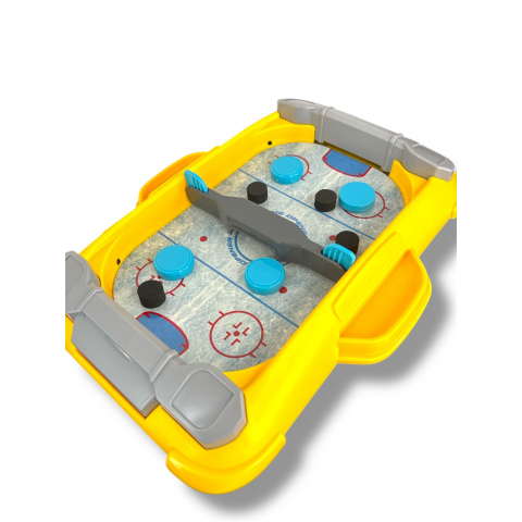 Masa de Hochei Interactiva pentru 2 Jucatori – Cu Stickere, Tabla de Scor si Pucuri, 27, 7 cm [5]