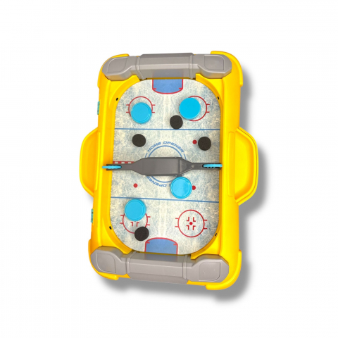 Masa de Hochei Interactiva pentru 2 Jucatori – Cu Stickere, Tabla de Scor si Pucuri, 27, 7 cm [4]