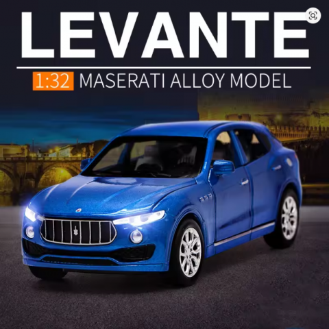 Automacheta Maserati Levante, din Metal, 15 cm – Cu Funcție Pull-Back, Sunete, Lumini și Elemente Mobile [11]