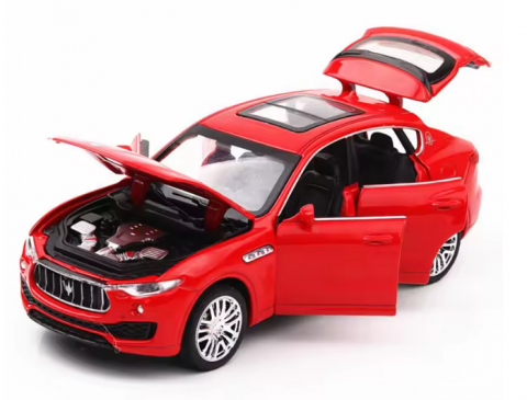 Automacheta Maserati Levante, din Metal, 15 cm – Cu Funcție Pull-Back, Sunete, Lumini și Elemente Mobile [2]