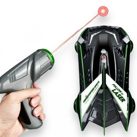 Toate Produsele - Masina Antigravitationala, R/C cu Control prin Pistol cu Laser, Functie de Urcare pe Perete sau Tavan, Incarcare USB - Gri