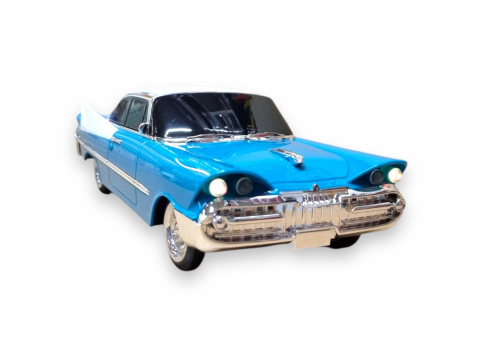 Masina-Boxa Dodge 59, cu Bluetooth, MP3, USB, Card TF, U Disk, Radio FM, HIFI Stereo, 28cm, din Plastic - Emerald [13]