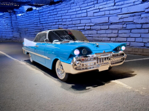 Masina-Boxa Dodge 59, cu Bluetooth, MP3, USB, Card TF, U Disk, Radio FM, HIFI Stereo, 28cm, din Plastic - Emerald [5]