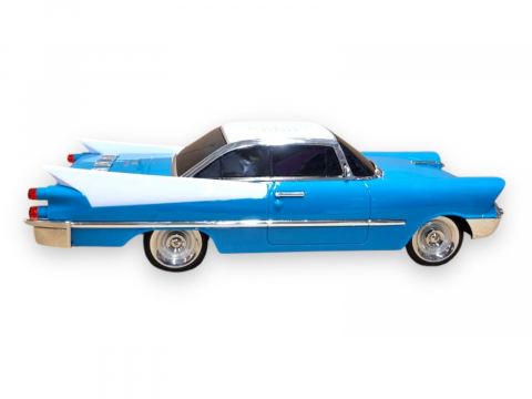 Masina-Boxa Dodge 59, cu Bluetooth, MP3, USB, Card TF, U Disk, Radio FM, HIFI Stereo, 28cm, din Plastic - Emerald [12]