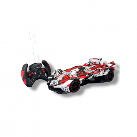 Masina cu Telecomanda Speed Racer, Fum pe Baza de Apa, Lumini, Miscari Multi-directionale- 30 cm [3]