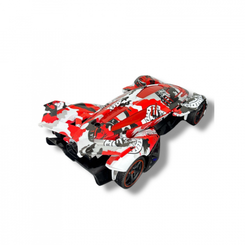 Masina cu Telecomanda Speed Racer, Fum pe Baza de Apa, Lumini, Miscari Multi-directionale- 30 cm [7]