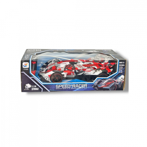 Masina cu Telecomanda Speed Racer, Fum pe Baza de Apa, Lumini, Miscari Multi-directionale- 30 cm [6]