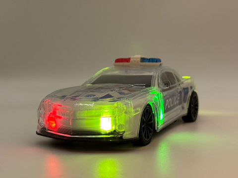 Mașină de Poliție cu Telecomandă, Caroserie Iluminată, Lumină și Sunet Realist, Funcție R/C – Efecte Vizuale Spectaculoase [6]