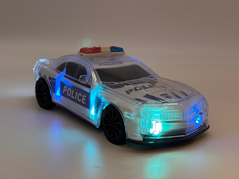 Mașină de Poliție cu Telecomandă, Caroserie Iluminată, Lumină și Sunet Realist, Funcție R/C – Efecte Vizuale Spectaculoase [5]