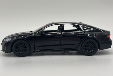 Masina din Metal Audi A7 1:32, Pull Back, Usi Capota si Portbagaj Deschizabile, Lumini si Sunete, 15 cm [7]