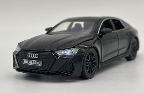 Masina din Metal Audi A7 1:32, Pull Back, Usi Capota si Portbagaj Deschizabile, Lumini si Sunete, 15 cm [1]