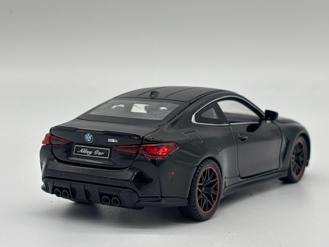 Mașină din Metal BMW M4 G82, 1:32, Functie Pullback, Uși Deschizătoare, Lumini și Sunete, 15 cm [9]