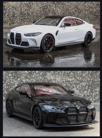 Mașină din Metal BMW M4 G82, 1:32, Functie Pullback, Uși Deschizătoare, Lumini și Sunete, 15 cm [3]