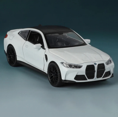 Mașină din Metal BMW M4 G82, 1:32, Functie Pullback, Uși Deschizătoare, Lumini și Sunete, 15 cm [5]