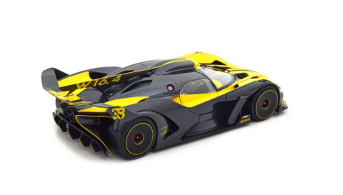 Mașină din Metal Bugatti Bolide 1:32, Hypercar cu Pullback, Uși Deschizătoare în Sus, Lumini și Sunete, 15 cm [2]