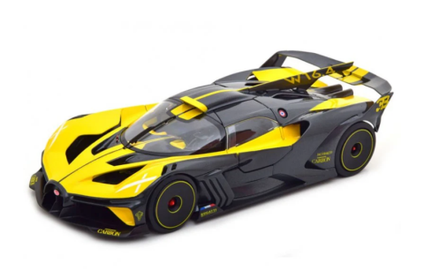 Mașină din Metal Bugatti Bolide 1:32, Hypercar cu Pullback, Uși Deschizătoare în Sus, Lumini și Sunete, 15 cm [4]