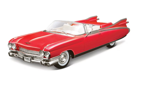 Masinute din Metal - Mașină din Metal Cadillac Eldorado Biarritz 1959 Decapotabilă 1:24, Pullback, Lumini, Uși Deschizătoare, 23 cm