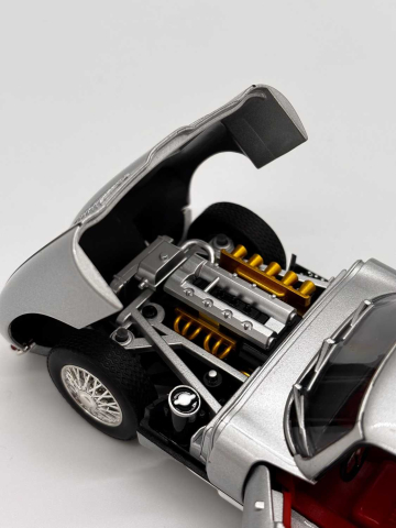 Mașină din Metal Jaguar E-Type Coupe 1:24, 19 cm, Pullback, Lumini și Sunete [2]