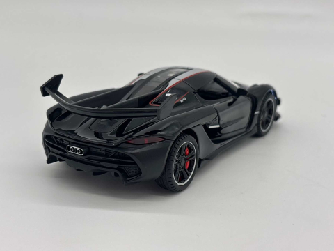 Mașină din Metal Koenigsegg Jesko 1:32, Pullback, Lumini și Sunete, Uși Deschizătoare, 15 cm [7]