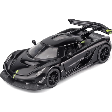 Mașină din Metal Koenigsegg Jesko 1:32, Pullback, Lumini și Sunete, Uși Deschizătoare, 15 cm [3]