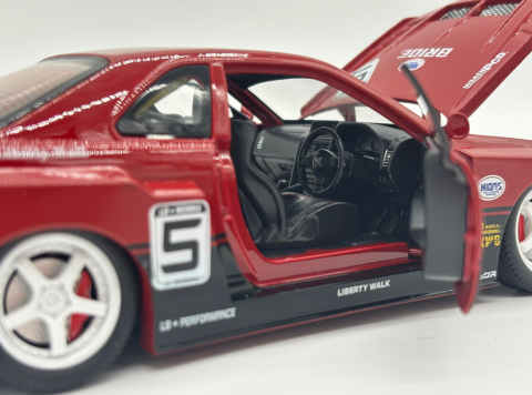 Masina din Metal Nissan Skyline GT-R R34 1:24 Fast & Furious, 20 cm, Se Deschide Complet, Lumini si Sunete, Claxon Realist [12]