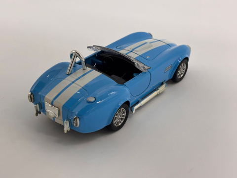 Automacheta Shelby Cobra din Metal – cu Sunete și Lumini, Elemente Mobile (Uși, Capotă, Portbagaj), 16 cm [6]