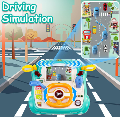 Masinuta tip Porsche cu Volan, Simulator de Condus Interactiv [1]