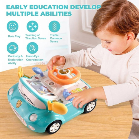 Masinuta tip Porsche cu Volan, Simulator de Condus Interactiv [2]