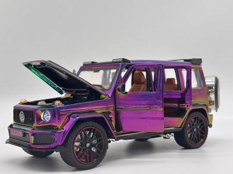 Mercedes-Benz G-Class Brabus, din Metal – 17,5 cm cu Lumină, Sunet și Elemente Mobile [4]