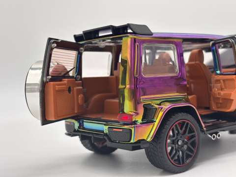 Mercedes-Benz G-Class Brabus, din Metal – 17,5 cm cu Lumină, Sunet și Elemente Mobile [5]
