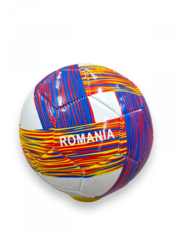 Minge de Fotbal, Marimea 5, Material PVC, Tricolor Romania [3]