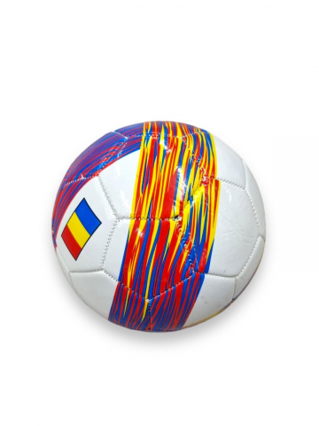 Minge de Fotbal, Marimea 5, Material PVC, Tricolor Romania [2]