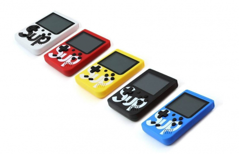 Mini Consolă Retro Portabilă cu 400 Jocuri – Conectare AV la TV, Display 8 cm, Controller, Baterie Reîncărcabilă, 12x8 cm [9]