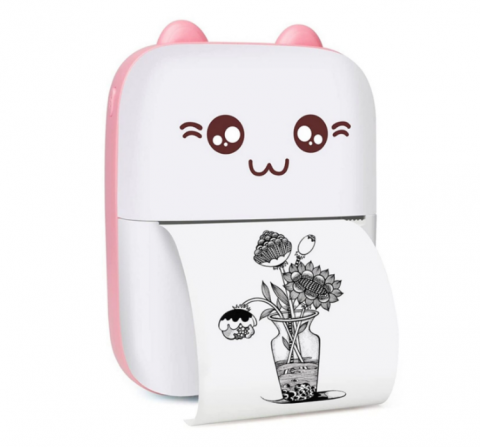 Toate Produsele - Mini imprimantă Termică Portabilă Bluetooth – Print instant, Fără Cerneală, Rola pentru Print, Cablu Type-C si Manual incluse
