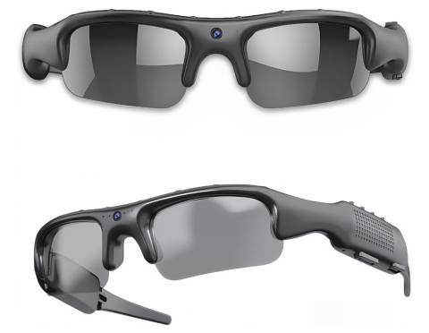 Gadgeturi și Electronice - Ochelari cu Camera Video Ascunsa WiFi Full HD 1080P, Inregistrare Audio, Conectare Directa la Telefon Android/iPhone, Lentile Polarizate, Operare cu Un Singur Buton, Incarcare USB, Ideali pentru Sport