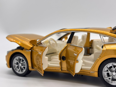 Automachetă Volkswagen Arteon CC, 15.5 cm, Funcție Pull-Back, Uși, Capotă și Portbagaj Deschizătoare, Lumină și Sunet [15]