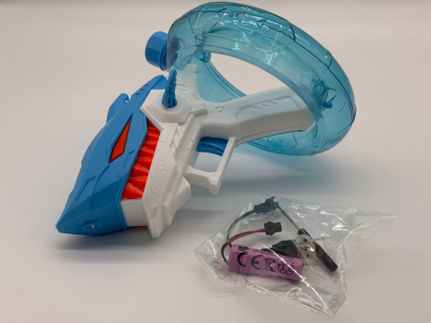 Pistol de Apă Electric în Formă de Rechin – Baterie Reîncărcabilă, Cablu USB Inclus [9]