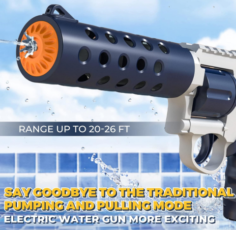 Pistol Electric cu Apa – Cu Rezervor Tip Rucsac, Accesorii Incluse și Tragere Automată [1]