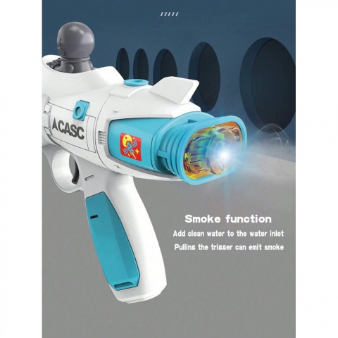 Pistol Interactiv Galactic cu Lumini, Proiectii 3D, Spray cu Apa, Lansator cu Ventuza si Astronaut Animat [1]