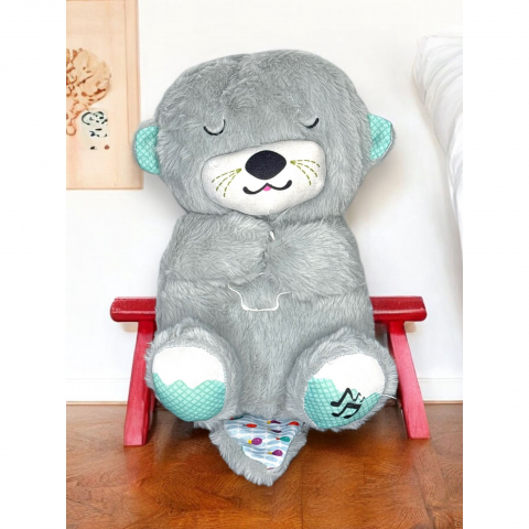 Plus Vidra care imita respiratia, are Vibratii, Muzica linistitoare, Lumina placuta, Functie de Imbunatatire a Somnului [2]