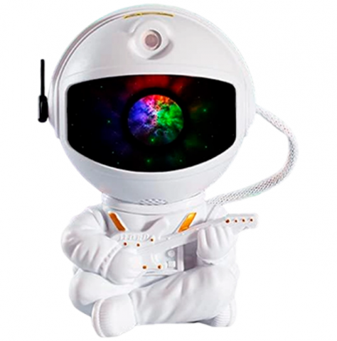Toate Produsele - Proiector Astronaut Star cu Chitara, cu Cap Rotativ 360 Grade si Telecomanda 12.5 x 8.5 cm