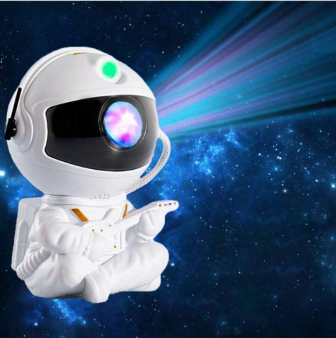 Proiector Astronaut Star cu Chitara, cu Cap Rotativ 360 Grade si Telecomanda 12.5 x 8.5 cm [15]